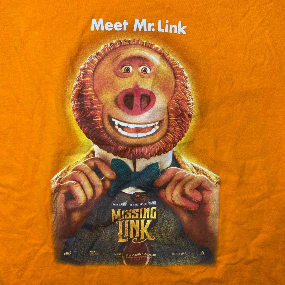 Missing Link movie promo shirt